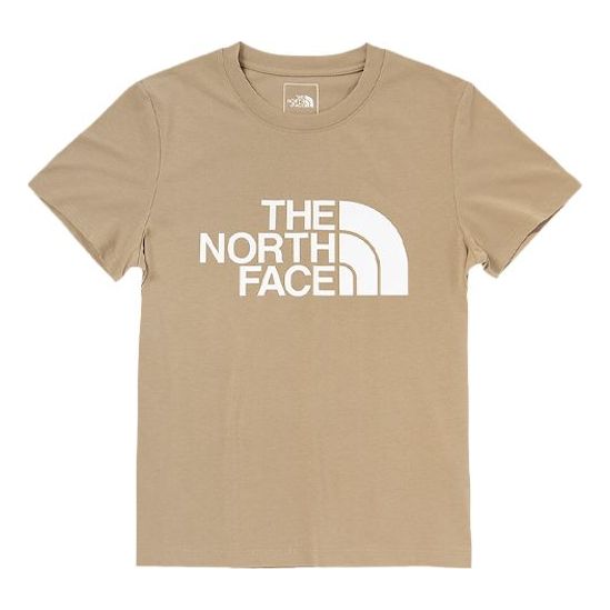 THE NORTH FACE Outdoor Casual Short Sleeve Khaki 4NF7-H7E