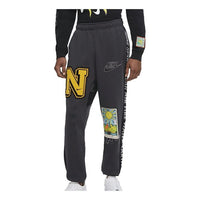 Nike Printing Logo Alphabet Sports Pants Black DC2723-060