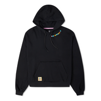 (WMNS) Converse Crafted Fashion Graphic Hoodie Asia Sizing 'Black' 10024178-A01