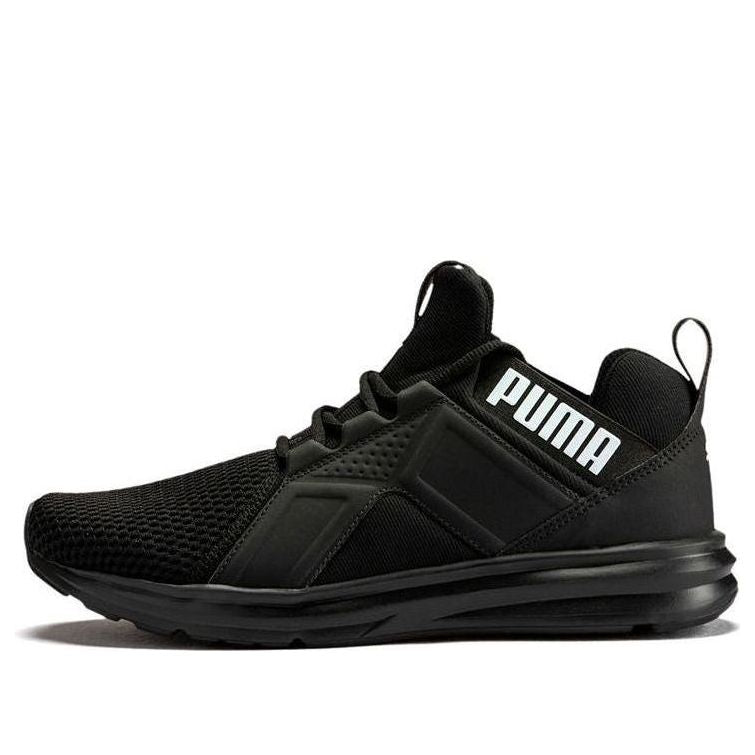 PUMA Enzo Max Black Low Tops Sports Shoe 'Black White' 193844-04