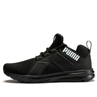 PUMA Enzo Max Black Low Tops Sports Shoe 'Black White' 193844-04