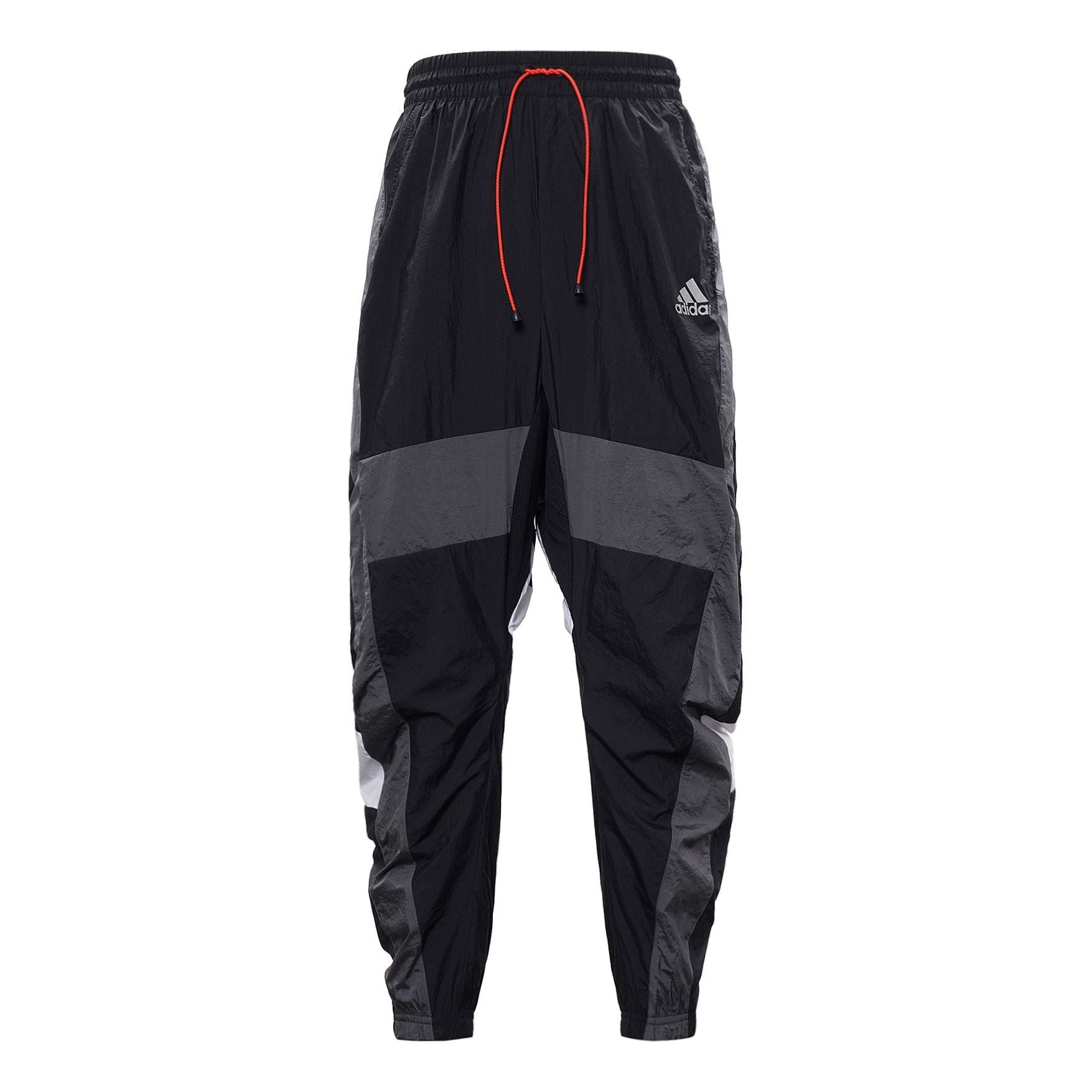 adidas M SPC Pant Colorblock Casual Loose Sports Bundle Feet Long Pants Black GQ2225