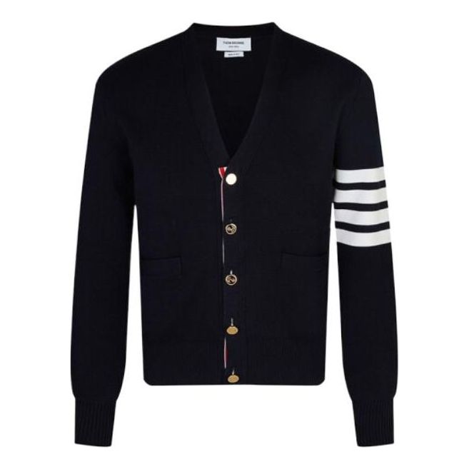 THOM BROWNE Cardigan 'Navy' MKC171A-00219-415