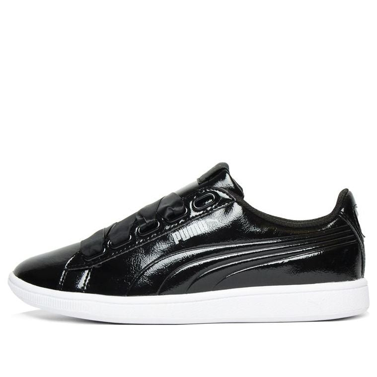 (WMNS) PUMA Vikky Ribbon Patent Black 366417-01