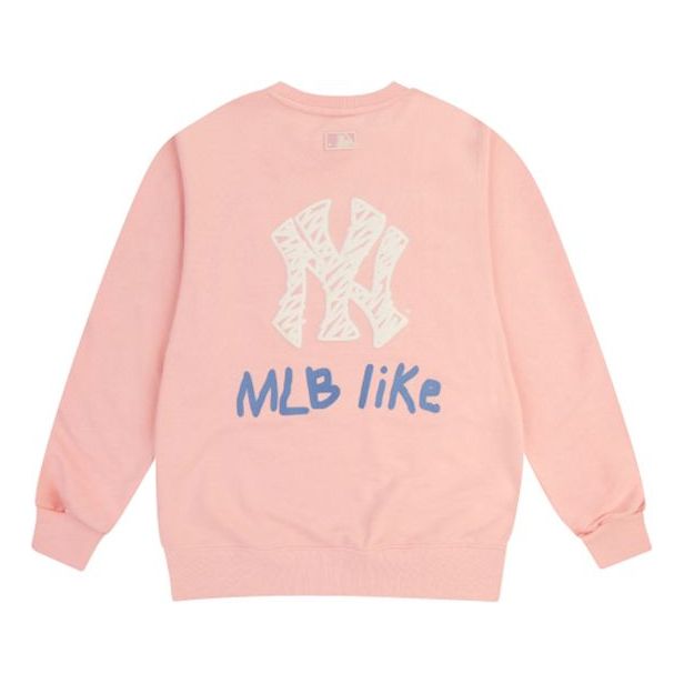 MLB Like New York Yankees Logo Unisex Pink 31MT05941-50P