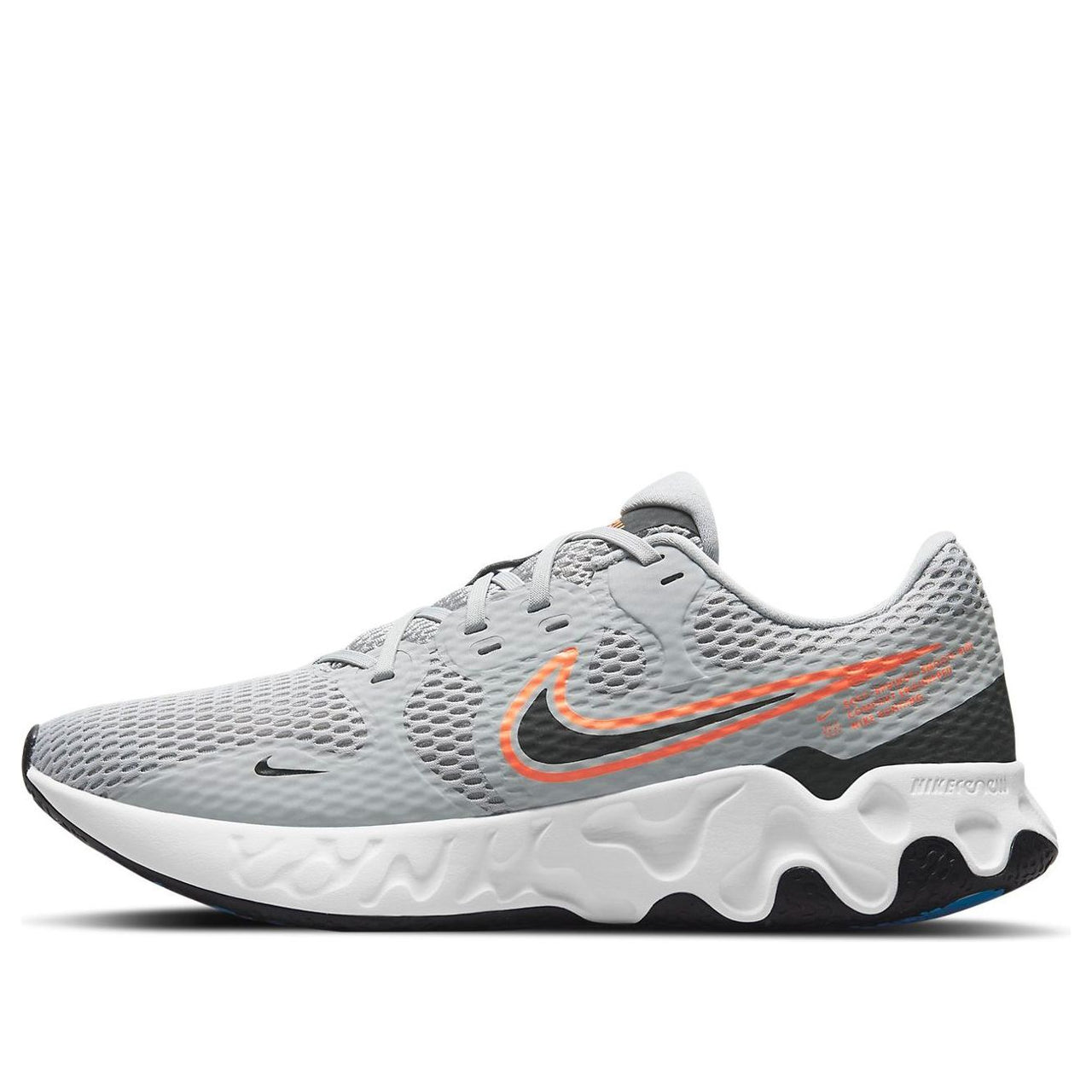 Nike Renew Ride 2 'Light Smoke Grey Total Orange' CU3507-008