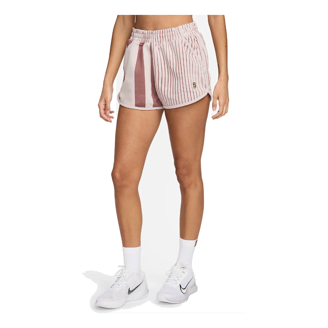 (WMNS) Nike Court Heritage Dri-FIT Printed Tennis Shorts 'Platinum Violet' FD6544-019