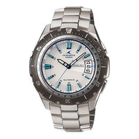 CASIO OCEANUSSeries Men ses OCW-P100TD-7A Silver Sports Mens White Analog OCW-P100TD-7AQ