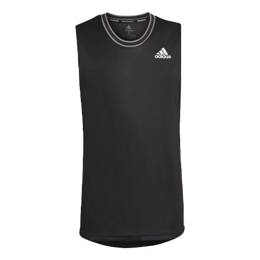 adidas T Sleeveless Pb Tennis Training Sports Vest Black GP7834