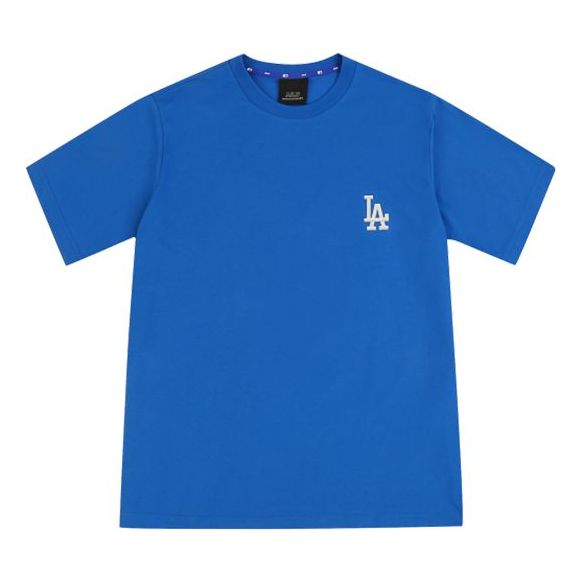 MLB Los Angeles Dodgers Basic Small Label Short Sleeve Unisex Blue 31TS10031-07U
