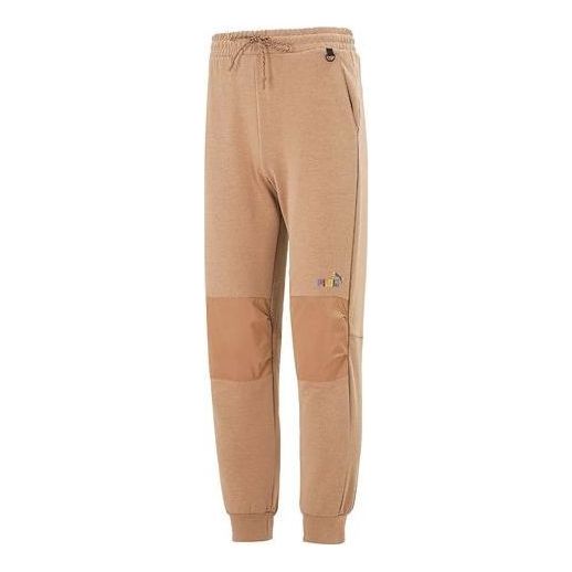 PUMA Logo Sweatpants 'Brown' 537031-63