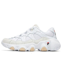 (WMNS) FILA Jagger retro running shoe White F12W011412FWT