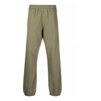 Men's Off-White FW21 Elastic Waistband Solid Color Sports Pants/Trousers/Joggers Loose Fit Green OMCH029F21FLE0015555