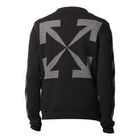 Off-White Logo Long Sleeves Pullover Black OMHE023R20G730181007