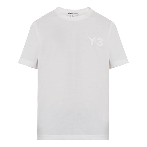 Men's Y-3 Logo Casual Short Sleeve White CY6938-FW