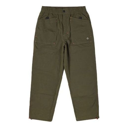 Converse Nylon Pocket Pants Asia Sizing 'Olive Green' 10023166-A02