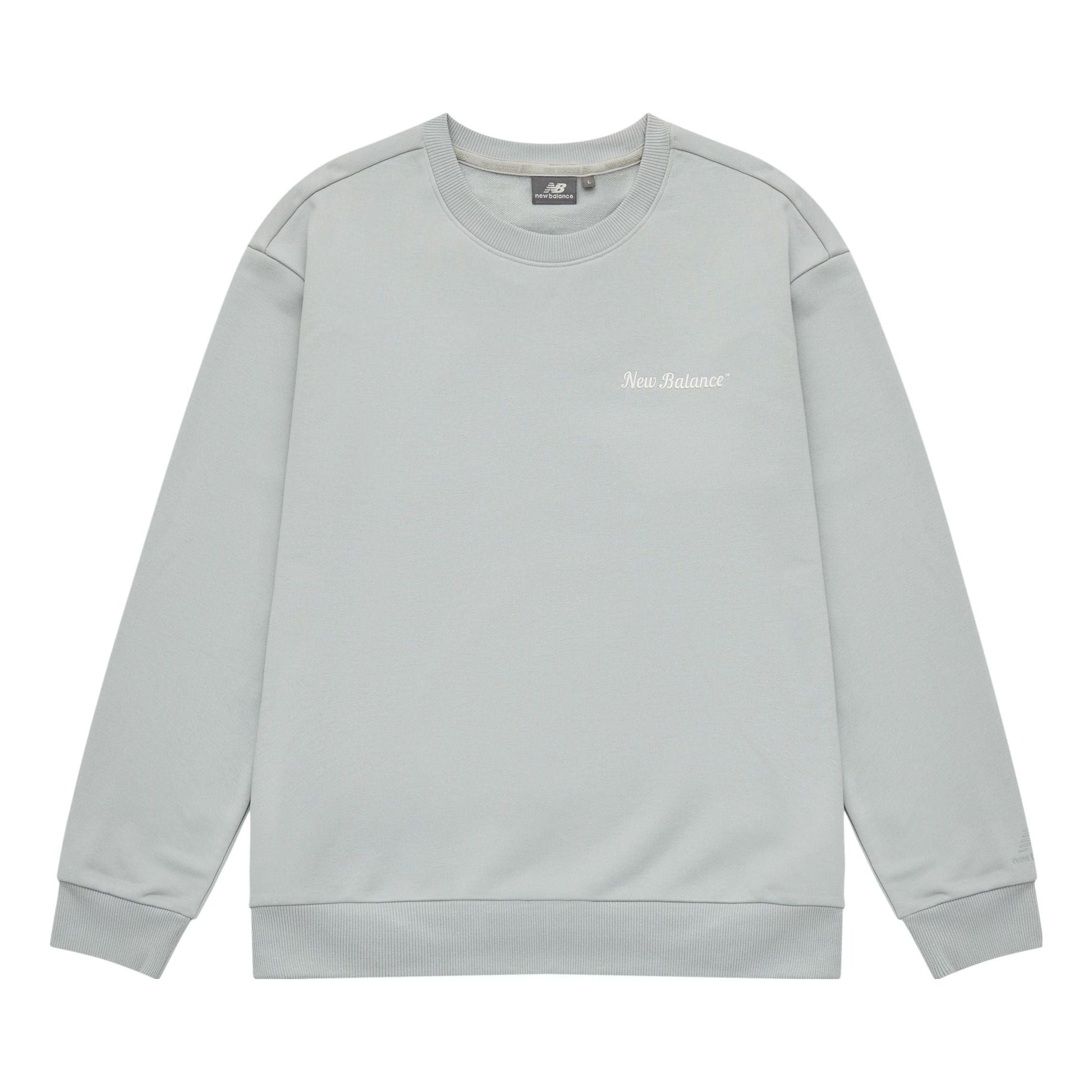 New Balance Logo Sweatshirt Asia Sizing 'Grey' 5CD38141-GR