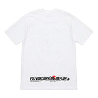 Supreme SS19 Headline Tee White Slogan Logo Short Sleeve Unisex SUP-SS19-762