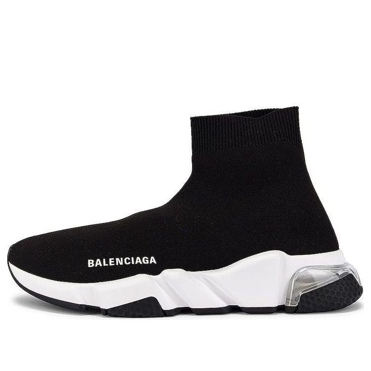 (WMNS) Balenciaga Speed Sneaker 'Clear Sole - Black' 607543W2DB61010