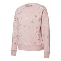 (WMNS) PUMA Formstripe Aop Crewneck Casual Sports Breathable Round Neck Hoodie 534465-36