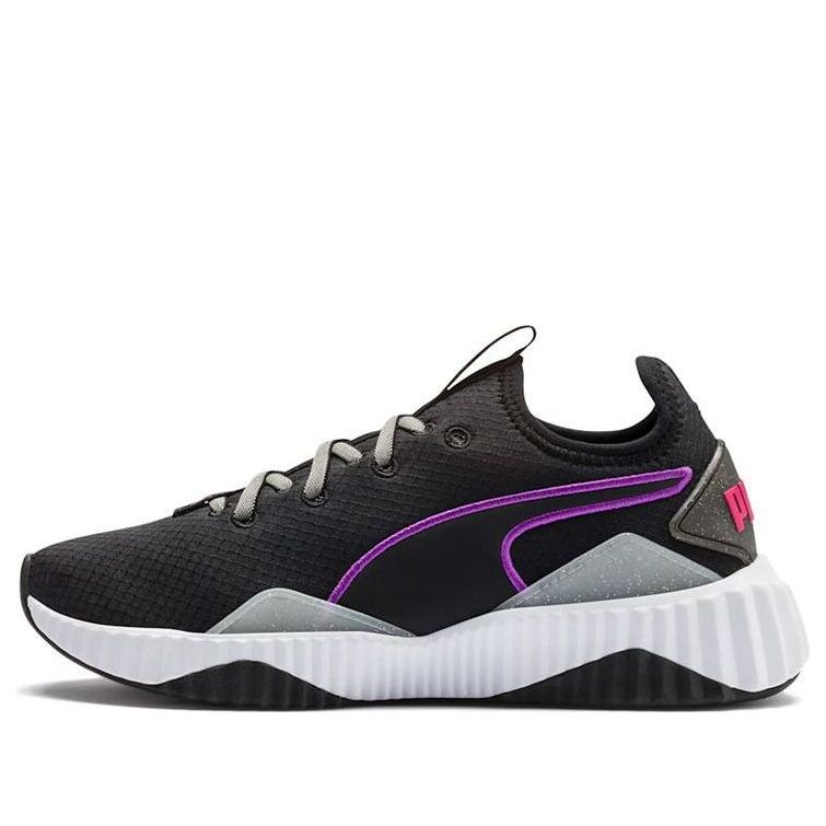 (WMNS) PUMA Defy Sheen 'Black Purple' 192627-01