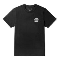 Vans Unisex Logo Printing Round-neck Tee Black VN0A3ZNABLK