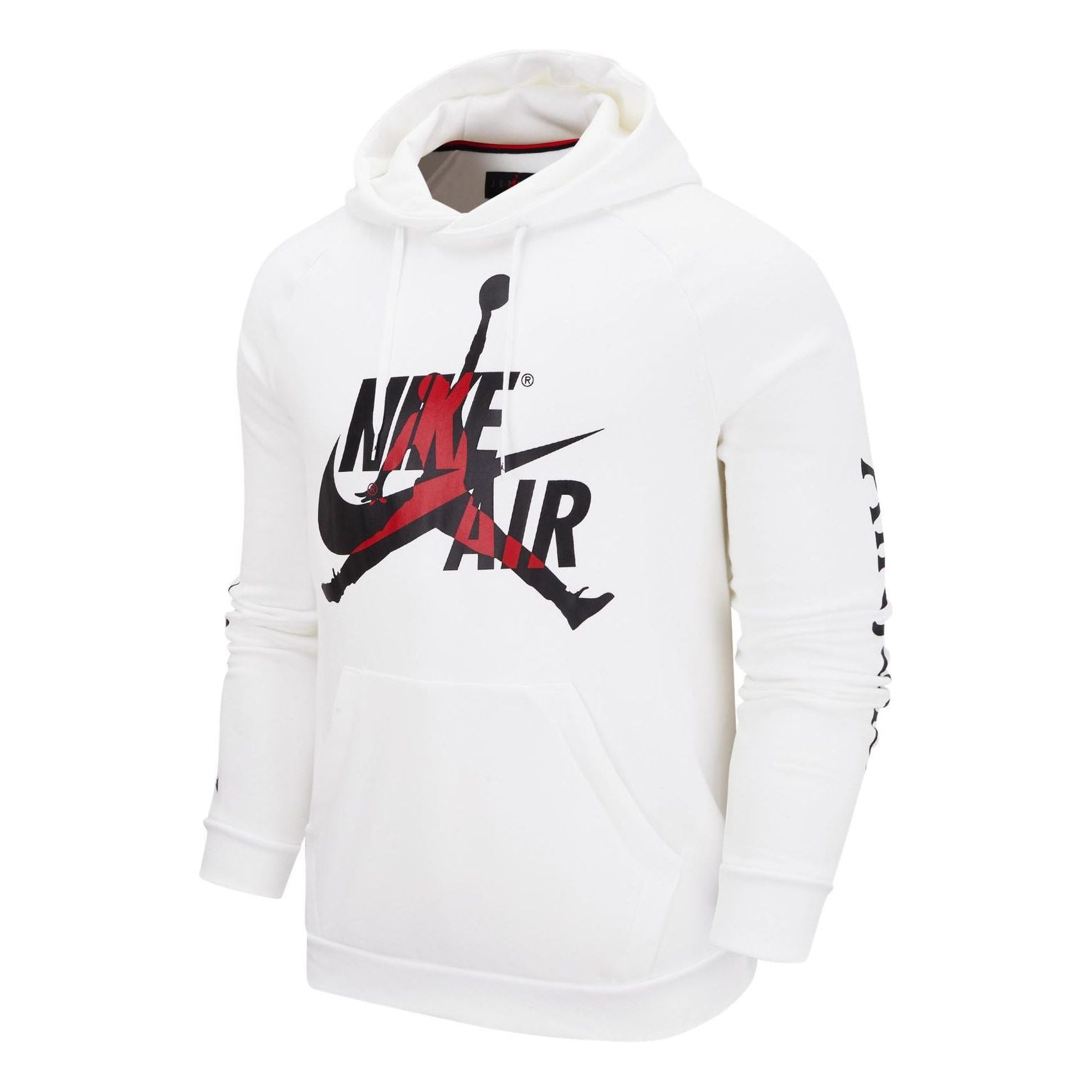 Air Jordan Alphabet Logo Pullover Hooded Fleece 'White' DH9505-101