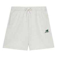 New Balance Logo Cotton Shorts Asia Sizing 'White Green' 5VD24213-OA