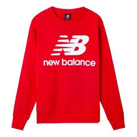 New Balance Logo Pattern Long Sleeves Red AMT91548