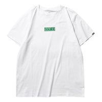 Vans Green Logo Printing Short Sleeve Couple Style White VN0A4MMCYAX