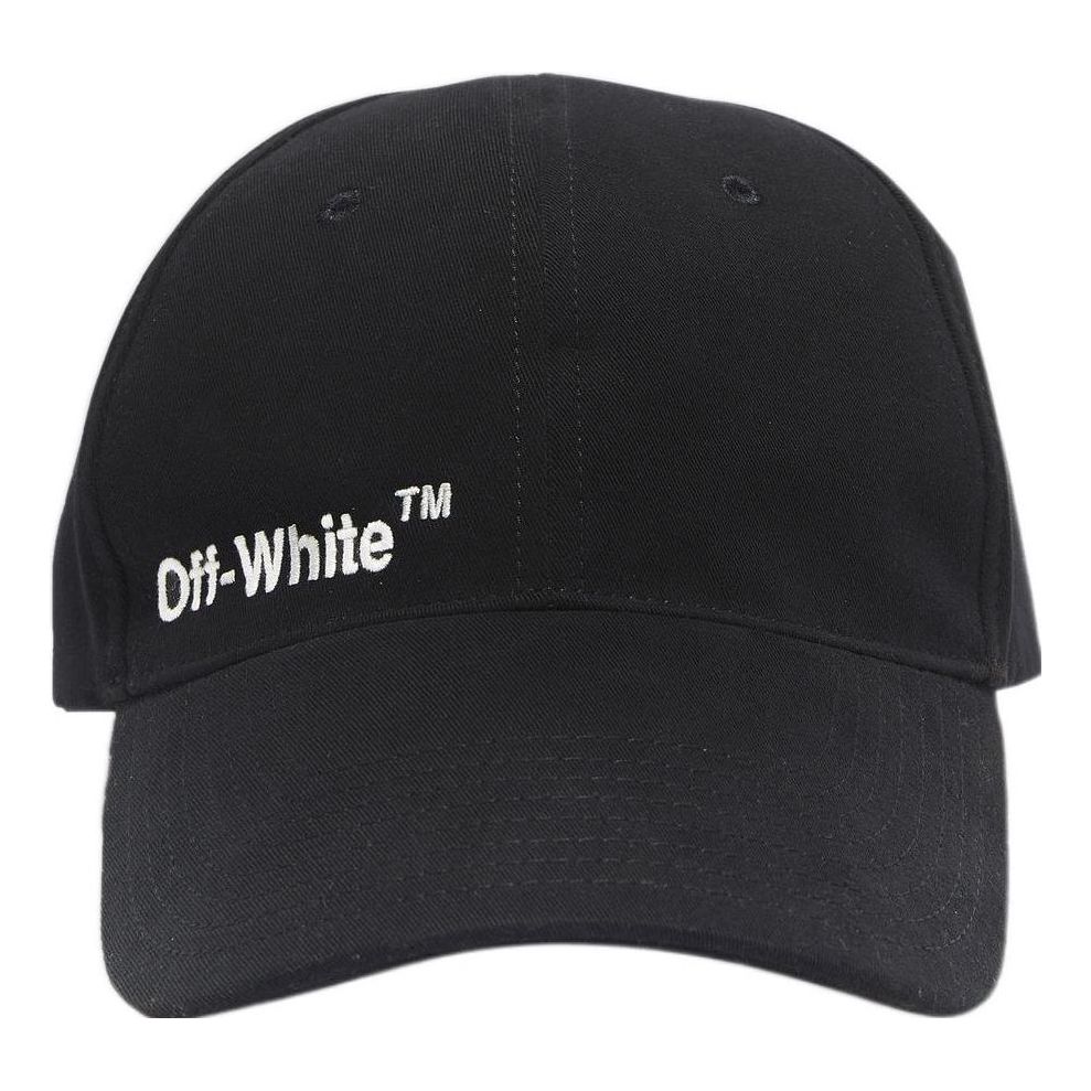 Off-White Side Printing Logo Black Cap CAP-18534533