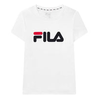 (WMNS) FILA Logo Printing Round-neck Tee 'White' F51W048104F-WT