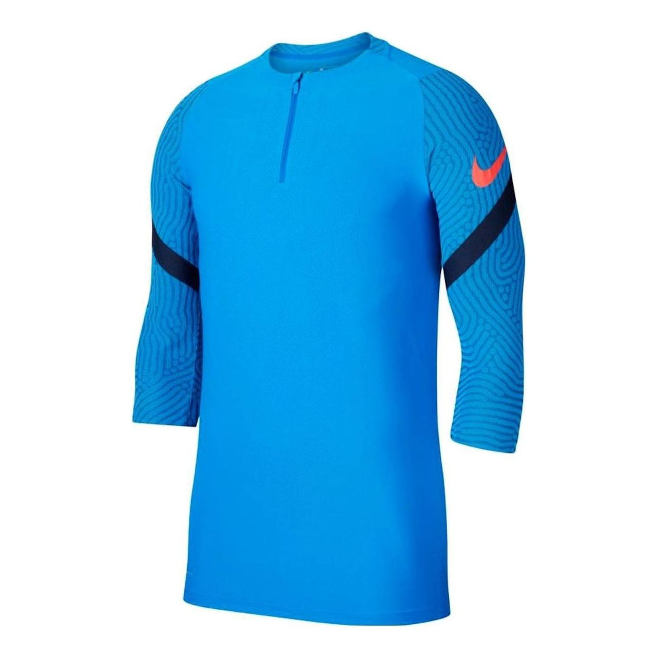 Nike Vaporknit Strike Football 1/4 Zip Drill Top 'Blue' CD0593-410