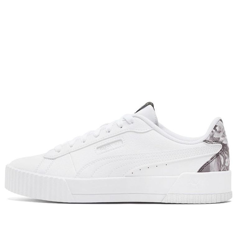 (WMNS) PUMA Carina Crew Untamed Su For Casual Shoes White/Black 375960-02