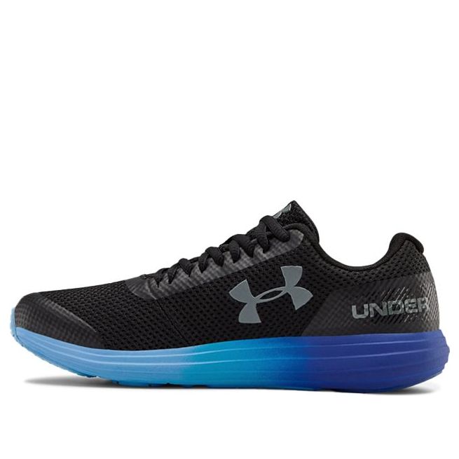 (GS) Under Armour Surge Rn 'Black Blue' 3020470-005