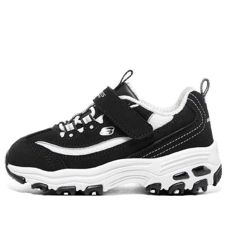 (GS) Skechers D'Lites Shoes 'Black White' 405221N-BKW