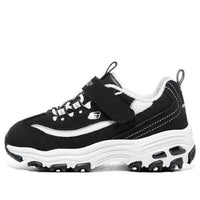 (GS) Skechers D'Lites Shoes 'Black White' 405221N-BKW
