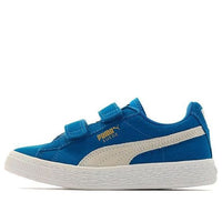 (PS) PUMA Suede 2 Straps Casual Board Shoes Blue/White 359595-02