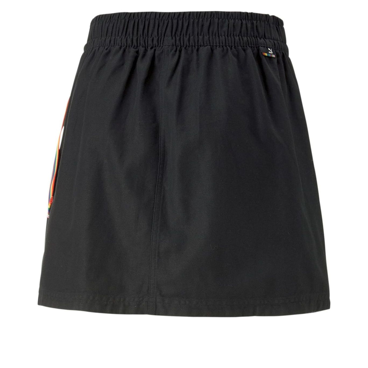 (WMNS) PUMA Downtown Pride Skirt 'Black with Rainbow' 538213-01