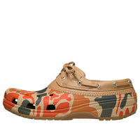 Crocs Classic Duck Camo Boat Shoe 'Tan Shocking Orange' 212951-2NW