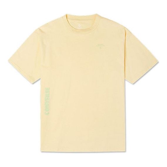 Converse Worldwide Class T-Shirt Asia Sizing 'Yellow' 10021508-A02