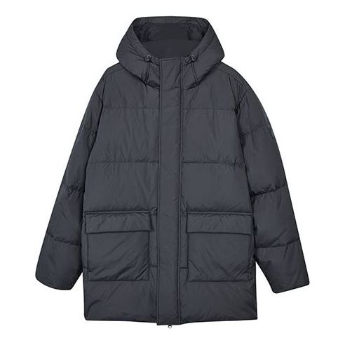 Skechers Medium-Length Down Jacket 'Black' L423M091-00W5