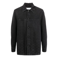 Off-White Monogram Denim Overshirt 'Black' OMYD040S22DEN0011010