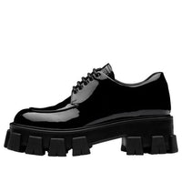 (WMNS) PRADA Monolith Pattern Calf Derby Shoes 'Black' 1E708L_069_F0002_F_A055