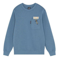 New Balance Lifestyle Sweatshirt Asia Sizing 'Blue' AMT13388-STL