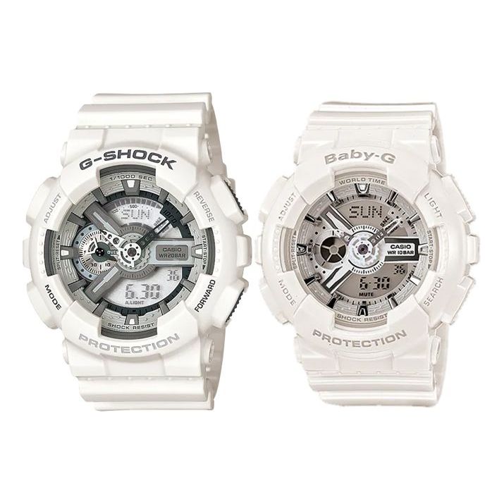CASIO Baby-G 'White' GA-110C-7AJF&BA-110-7A3JF