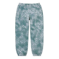 Supreme Bleached Leopard Sweatpants 'Teal' SUP-FW21-385