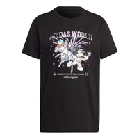 (WMNS) adidas Disney Graphic T-Shirt Asia Sizing 'Black Purple' HL9050