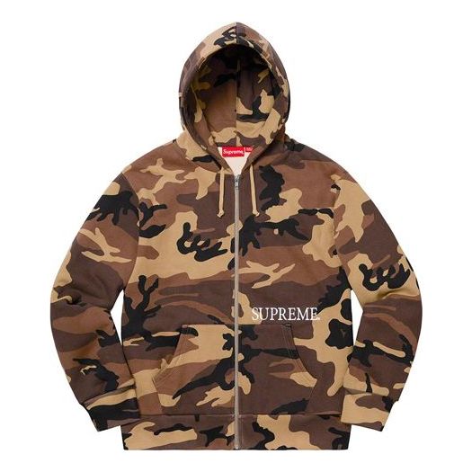 Supreme FW19 Week 17 Thermal Zip Up Hooded Sweatshirt SUP-FW19-10950