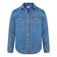 Levis lapel Long Sleeves Shirt Blue 16786-0009